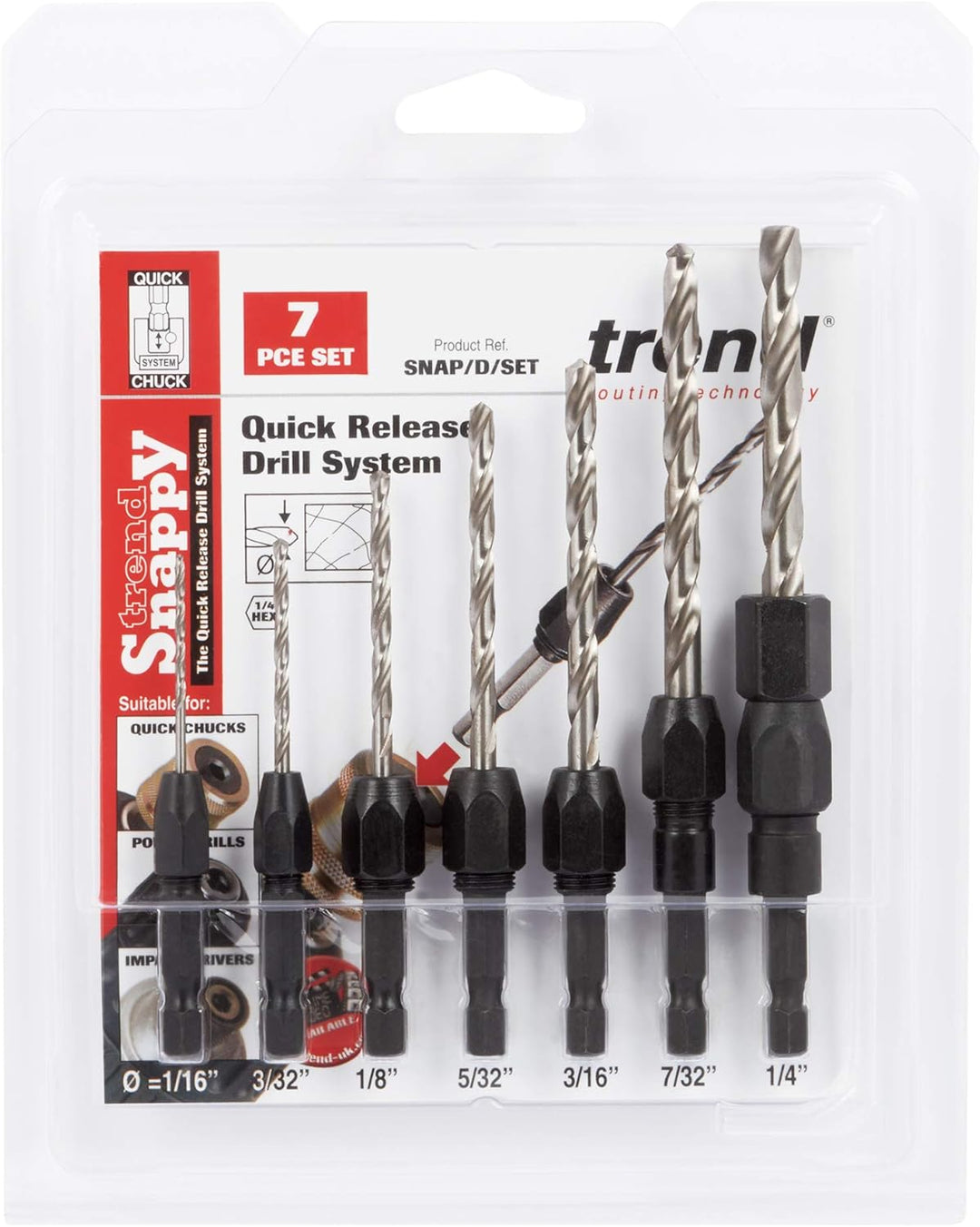 Trend Snap/D/SET 7pc Bohrer-Set 7 Piece Set, 7 Piece Set