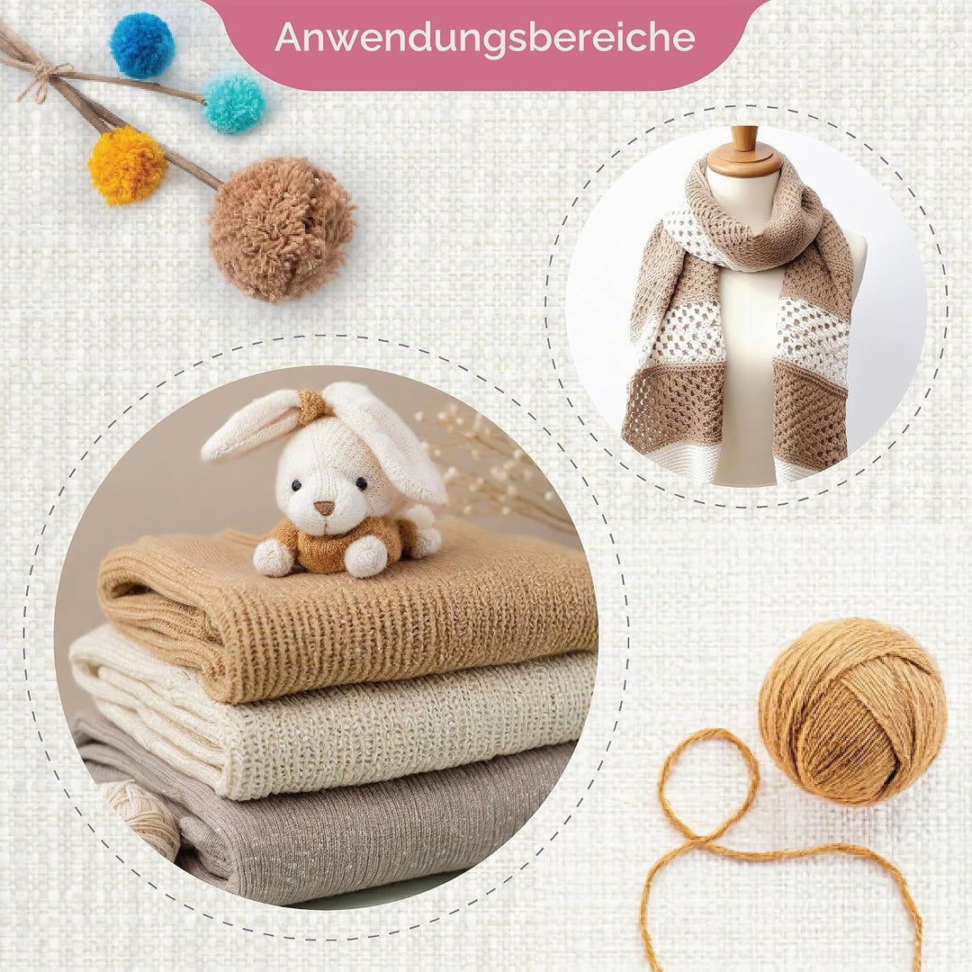 KnitPro - KnitPro Symfonie Hölzern (30cm, 3.5-8.00mm) Einzel-Spitz Stricken Nadel Setzen - 1 Setzen