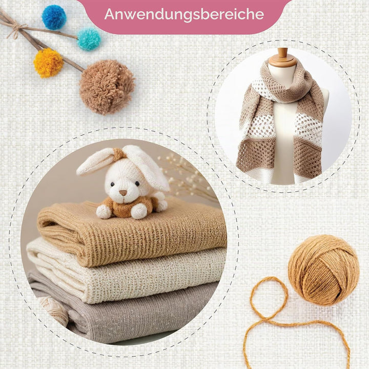 KnitPro - KnitPro Symfonie Hölzern (30cm, 3.5-8.00mm) Einzel-Spitz Stricken Nadel Setzen - 1 Setzen