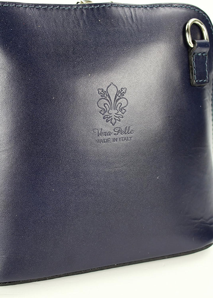 Belli italienische Ledertasche Damen Umhängetasche klein Handtasche Schultertasche Abendtasche in du