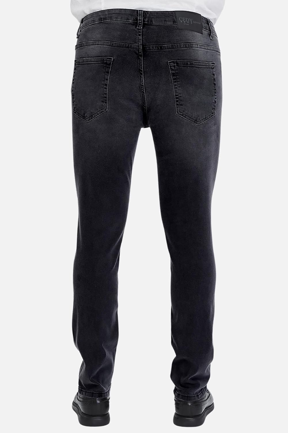Herren Jeans Regular Fit, Stretch Jeanshose, Herren High Waist, Straight Cut, Basic Washed, Männer H