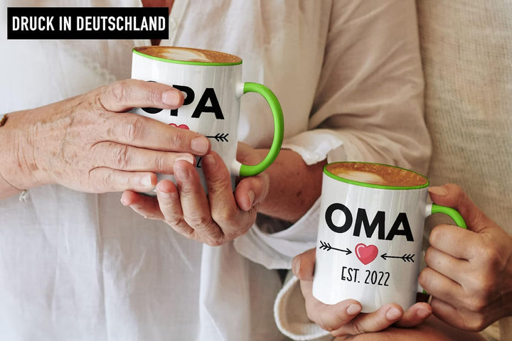 Trendation - Ihr werdet Oma und Opa 2022 Geschenk Schwangerschaft Verkünden Überraschung Baby Du Wir