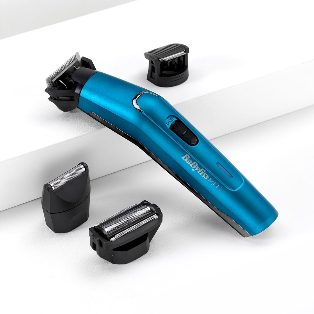 Babyliss Men 12-in-1 Japanischer Stahl Ultimatives Gesichts- und Körperpflegeset mit Nasentrimmer, K