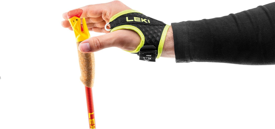 LEKI Trailrunning Stöcke Ultratrail FX.One Superlite – faltbar aus Carbon 105CM bright red-neonyello