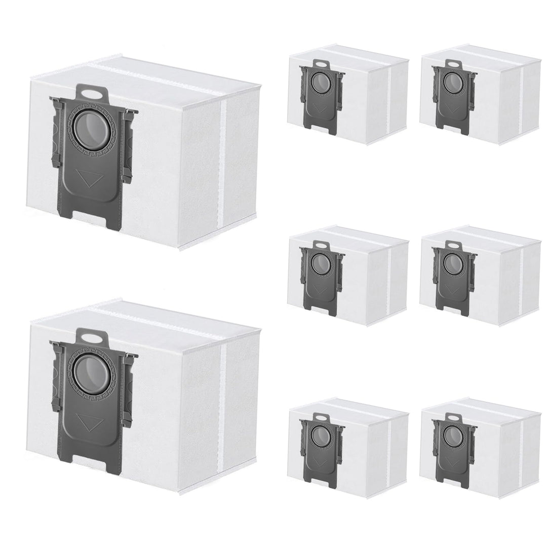 8 Stück Staubbeutel für Roborock Q7 M5+/ Q7 L5+/ Q10 S5+/ Q10 X5+/ S8+/ S8 Pro Ultra/ S7 MaxV Ultra/