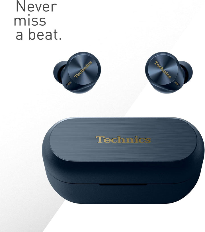 Technics EAH-AZ80E-A Kabellose Kopfhörer mit Geräuschunterdrückung, Bluetooth, In-Ear-Kopfhörer mit