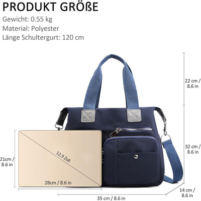 DORRISO Damen Handtasche Umhängetasche Schultertasche Casual Umhängetaschen Gross Kapazität Schulter