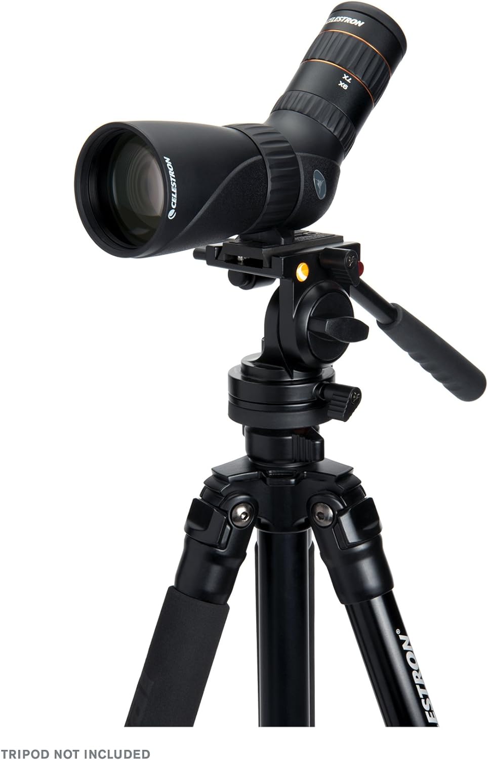 Celestron 52308 9-27 x 56 mm Hummingbird ED Micro Spotter vogelfreundliches Spektiv – Schwarz 9-27 x