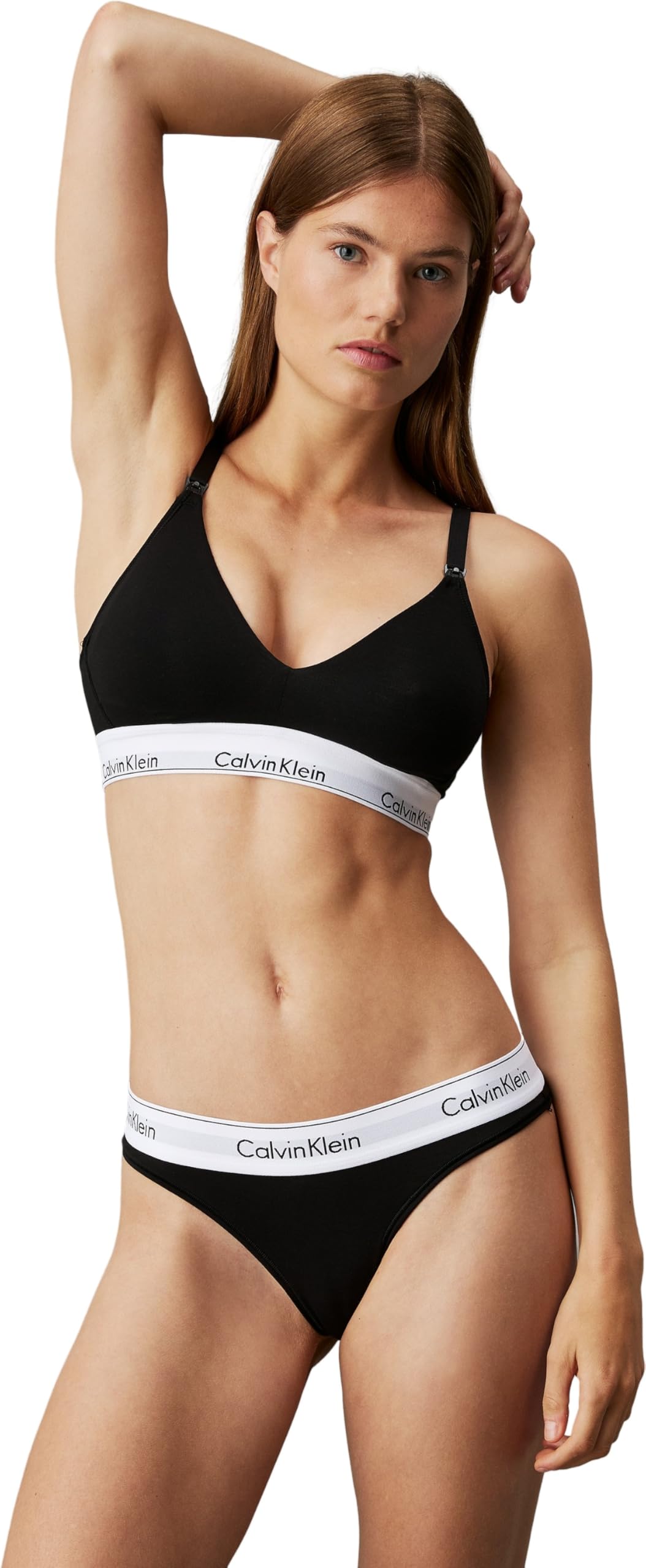 Calvin Klein Damen Still BH Maternity Bra Stretch XL Schwarz, XL Schwarz