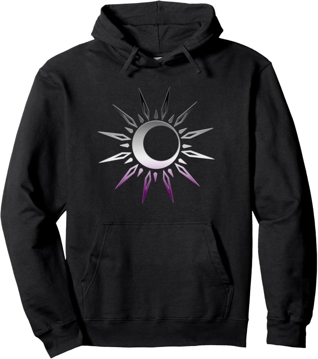 Asexuell Celestial Spiritual Ace Stolz Sonne Mond Boho Yoga Pullover Hoodie