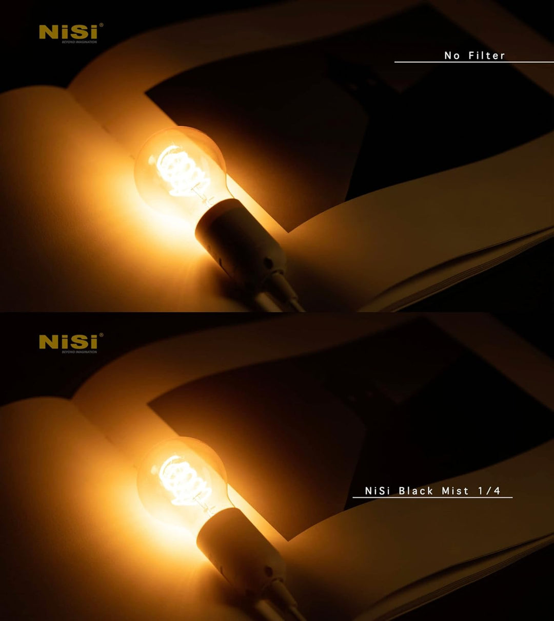 NiSi 52mm Black Mist 1/4 Diffusion Filter - Promist Effektfilter (1/4 Blende), 52mm Black Mist 1/4