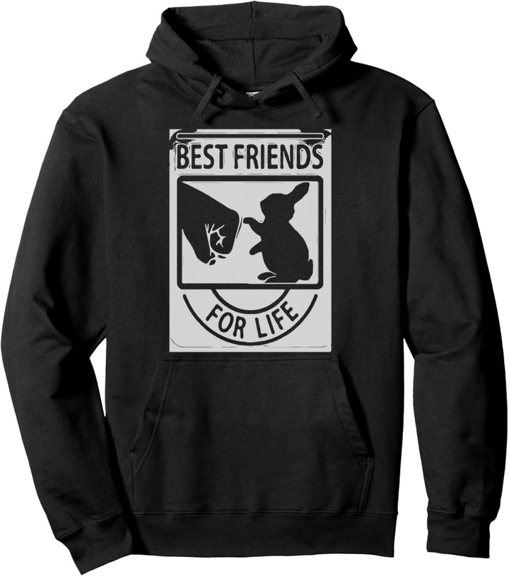 Hasen Kaninchen beste Freunde fürs Leben Haustier Geschenke Pullover Hoodie