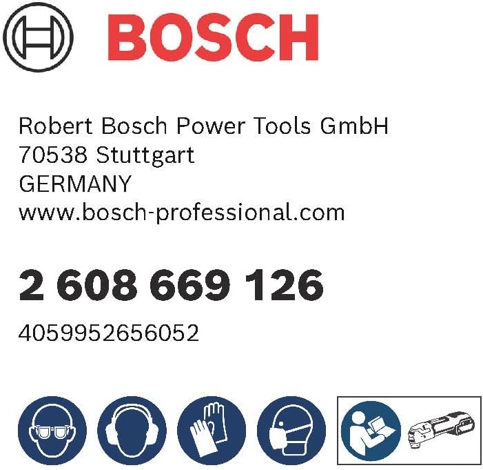 Bosch 5x PRO AUZ 70 G Zubehör für Multifunktionswerkzeug (Breite 70 mm, Professional Zubehör Multifu