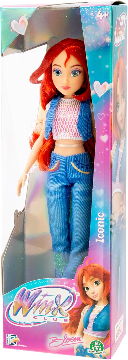 Winx Iconic Doll – Bloom with Signature Outfit & Articulated Joints – Classic 27cm Fashion Doll with