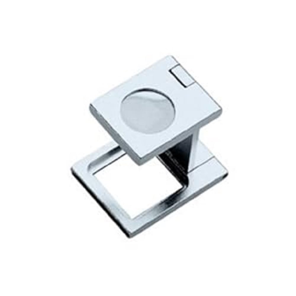 neoLab 3-1709 Fadenzähler, 30 mm x 30 mm, 5x, Messing verchromt