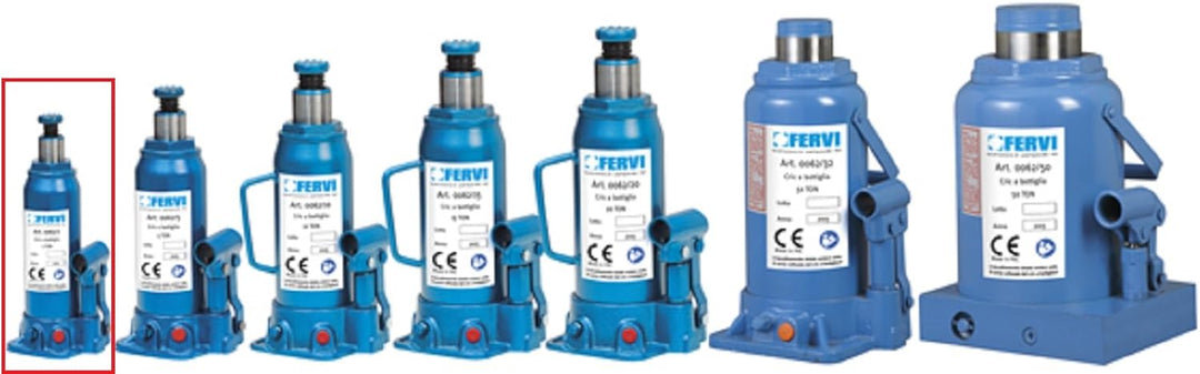 Fervi Flaschenwagenheber 0062/2, hydraulisch