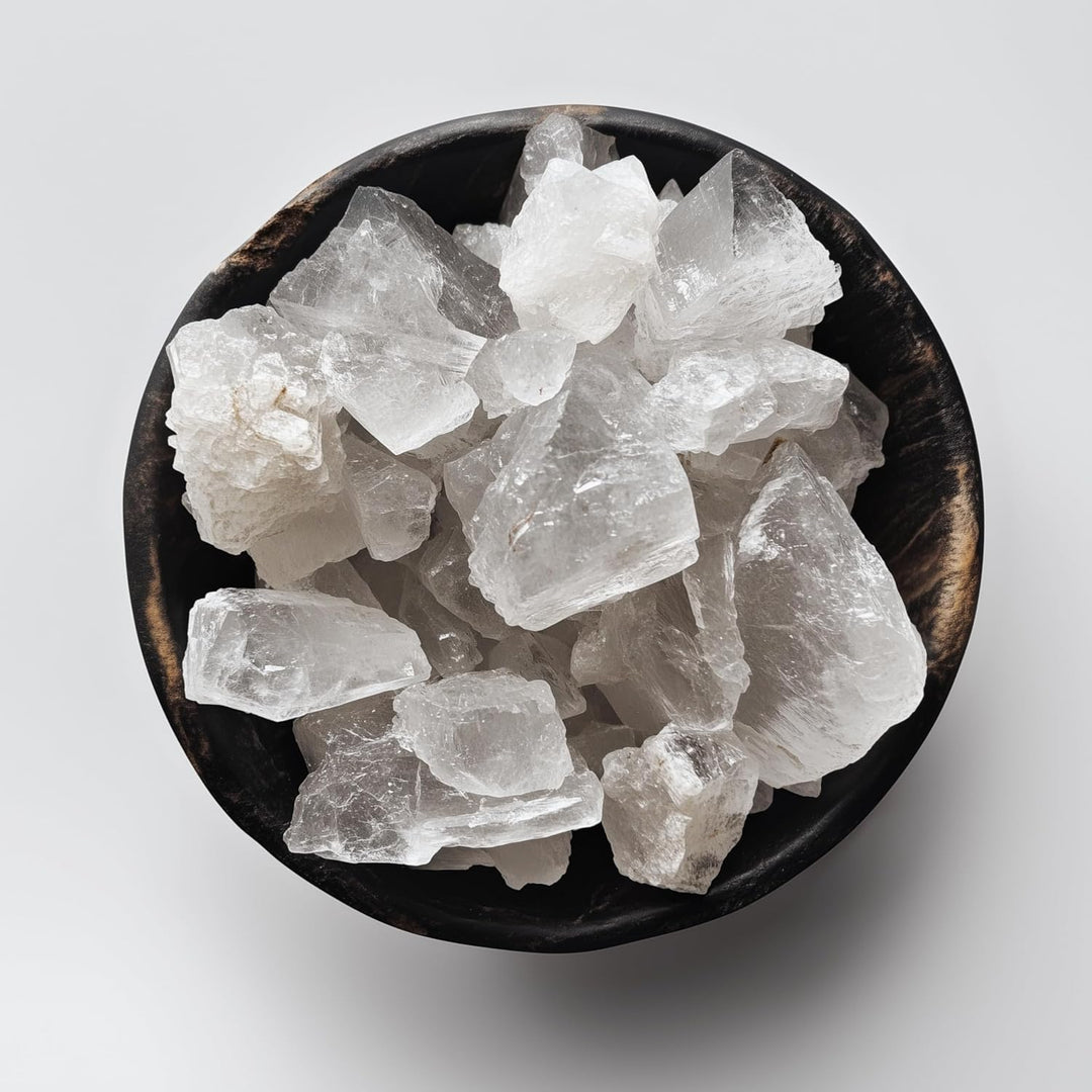 HAF® Weisse Halit Salzbrocken 3 kg | Grobe Steinsalz Brocken ohne Zusätze und naturbelassen aus der