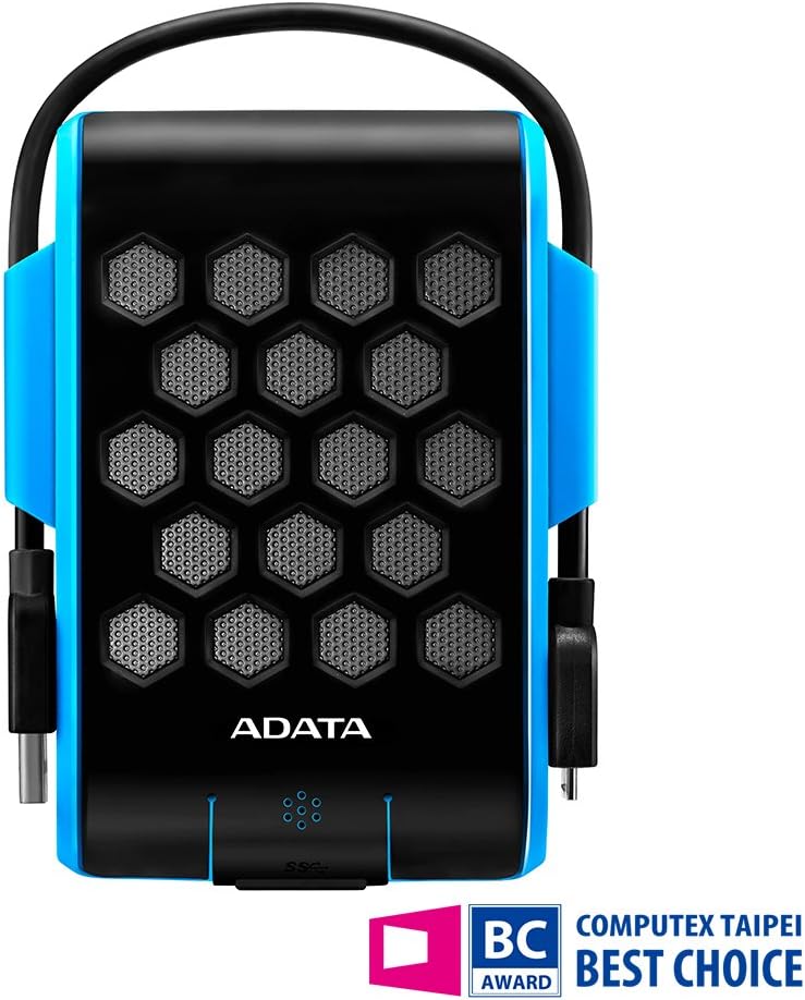 ADATA HD720 external hard drive 1000 GB Black Blue Schwarz, Blau 1TB, Schwarz, Blau 1TB