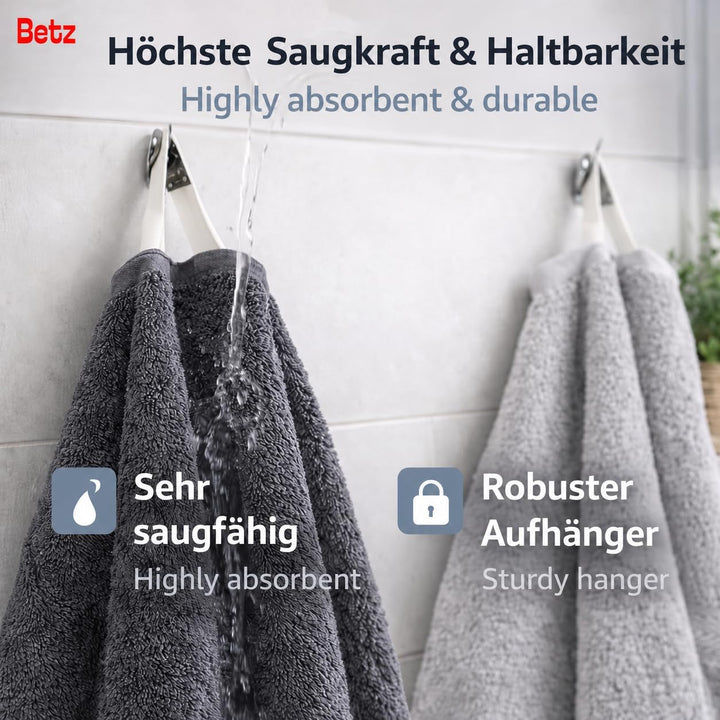 Betz 10er Premium Frottier Handtuch-Set - 2X Duschtücher - 4X Handtücher - 2X Gästetücher - 2X Wasch