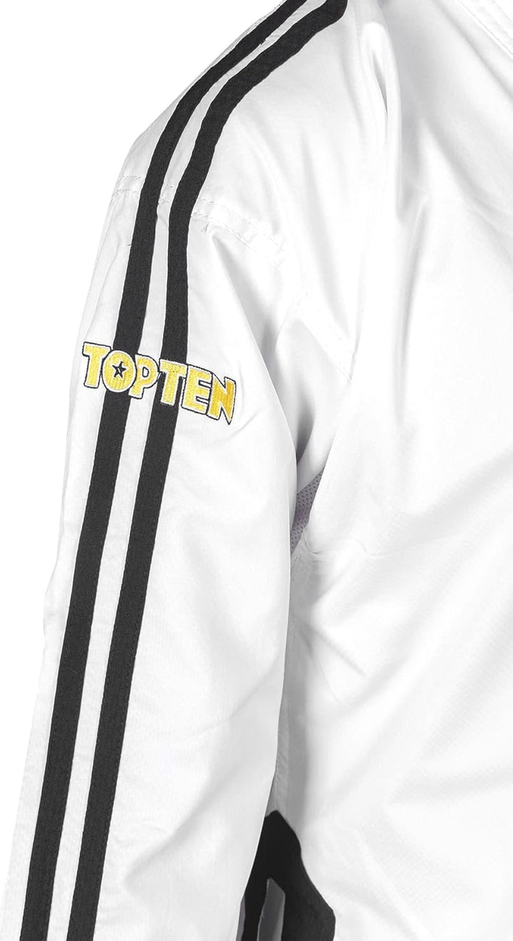 TOP TEN Taekwon-Do Grandmaster Dobok „Premium Gold“ (7. - 9. Dan) (ITF Approved) 170, 170
