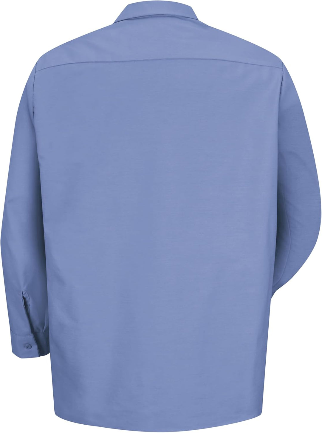 Red Kap Herren Performance Tech Langarmshirt Arbeitshemd mit Knopfleiste (1er Pack) L Hellblau, L He