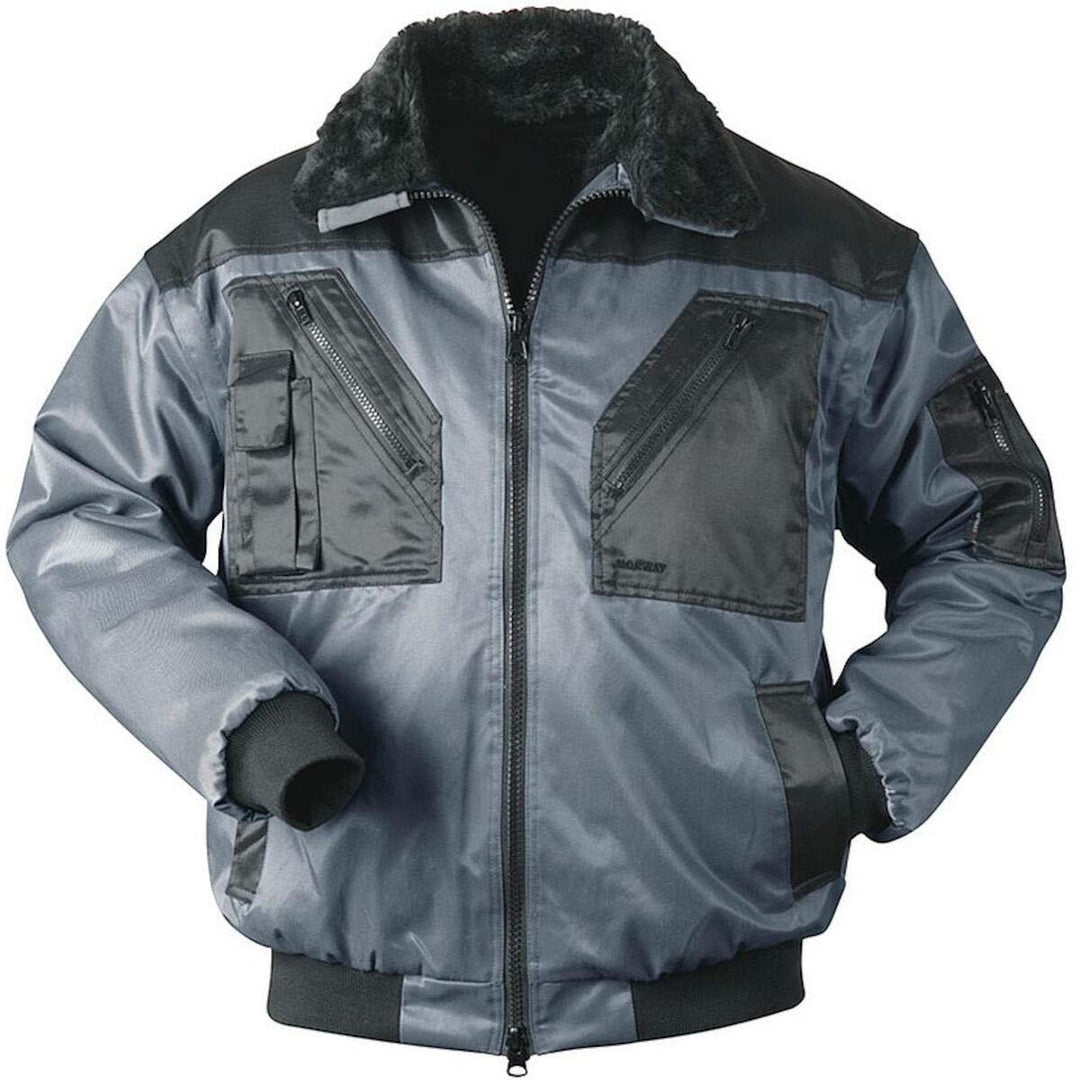 Ganzjahres Blouson, Farbe grau/ schwarz, Gr. 3XL