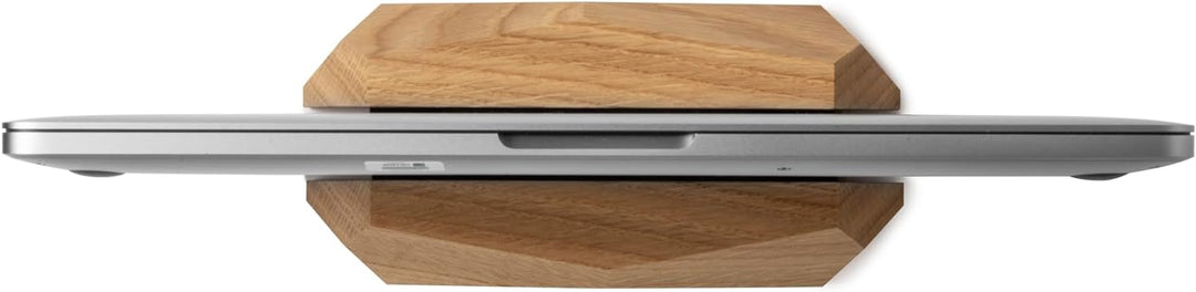 Oakywood Laptop Vertikale Ablage aus Holz - Handgefertigte Dock Station für Geräte bis 2 cm Dicke -