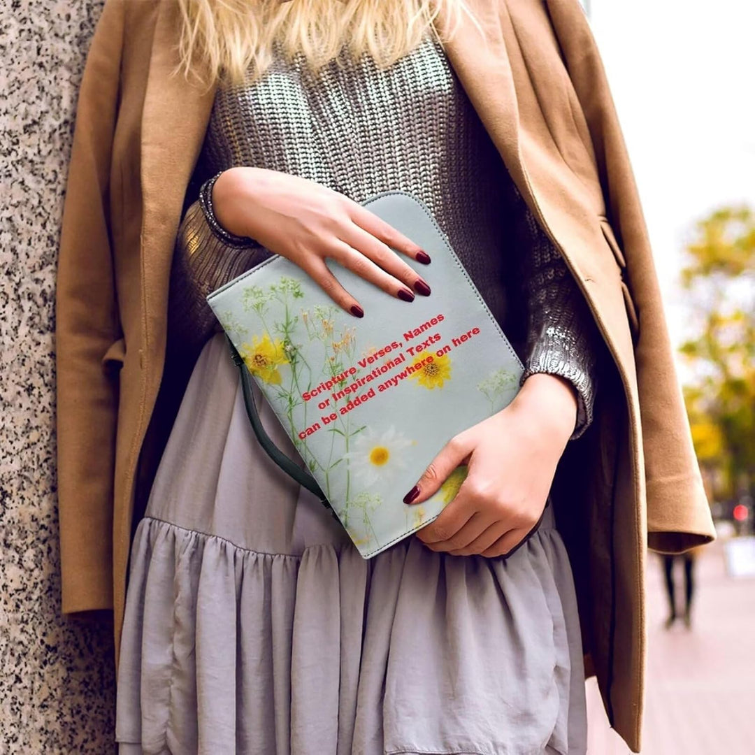 Individuelle Bibelhüllen, Bibelhülle, Mädchen, Buch-Tragetasche für Kinder, Schrift, Kirchentasche,