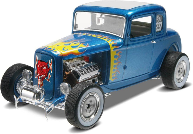 Revell Monogram RVM4228 32 Ford 5 Fenster Coupe, mehrfarbig