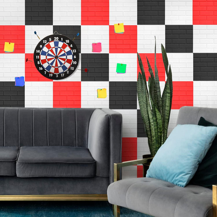 Quadratische Akustikplatten selbstklebend 12 Stück I Schallabsorber mit hoher Dichte für Wand Decken