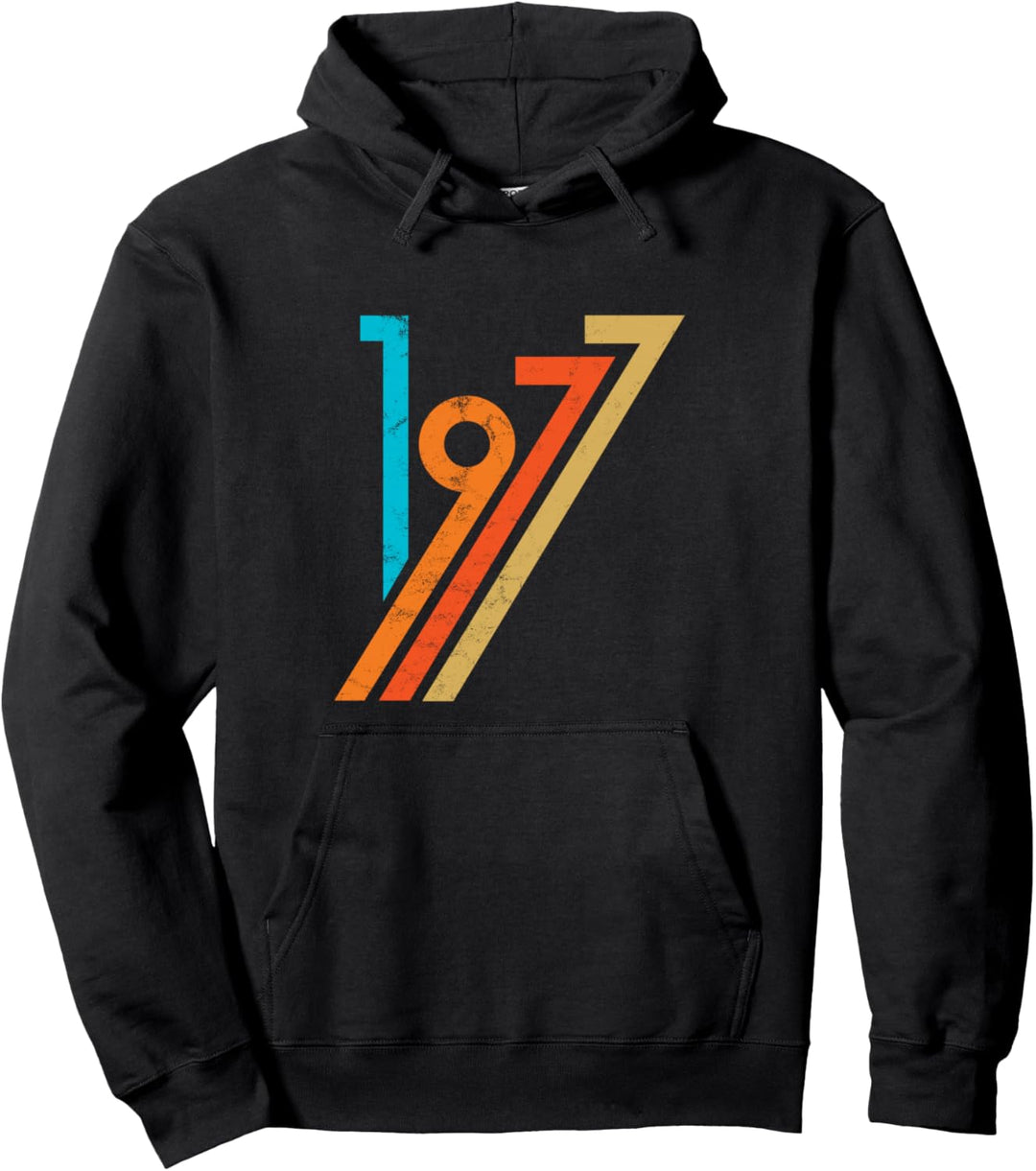 Vintage-Stil Retro Geburtstag 1977 Pullover Hoodie