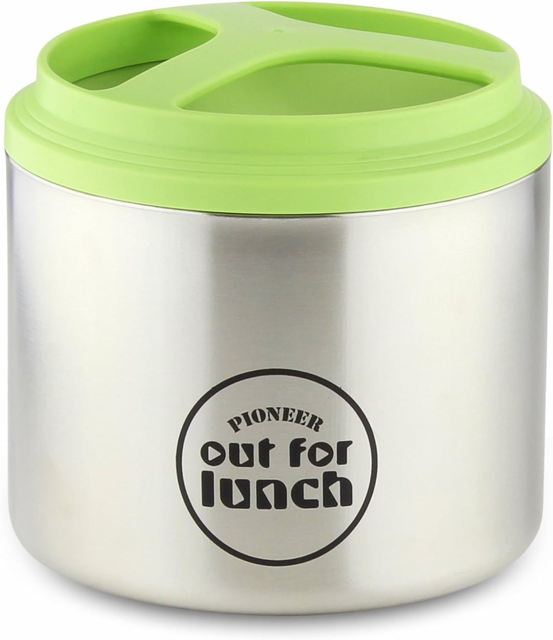 Pioneer Thermo-Speisebehälter 1 L Edelstahl Doppelwandig mit Extra Breiten Öffnung, Isolier Lunch-Bo