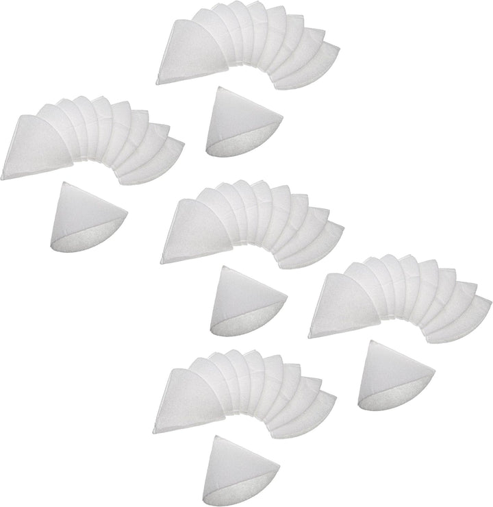 vhbw 50x Kegelfilter für Lüftungsanlage z.B. kompatibel mit Zehnder - Abluftfilter G4, DN 125 Weiss