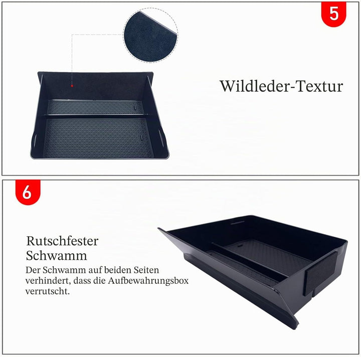 Jaronx für Tesla Modell S/X Cubby Schublade Tesla S/X Cubby Drawer for Tesla Model S/X Cubby Drawer,