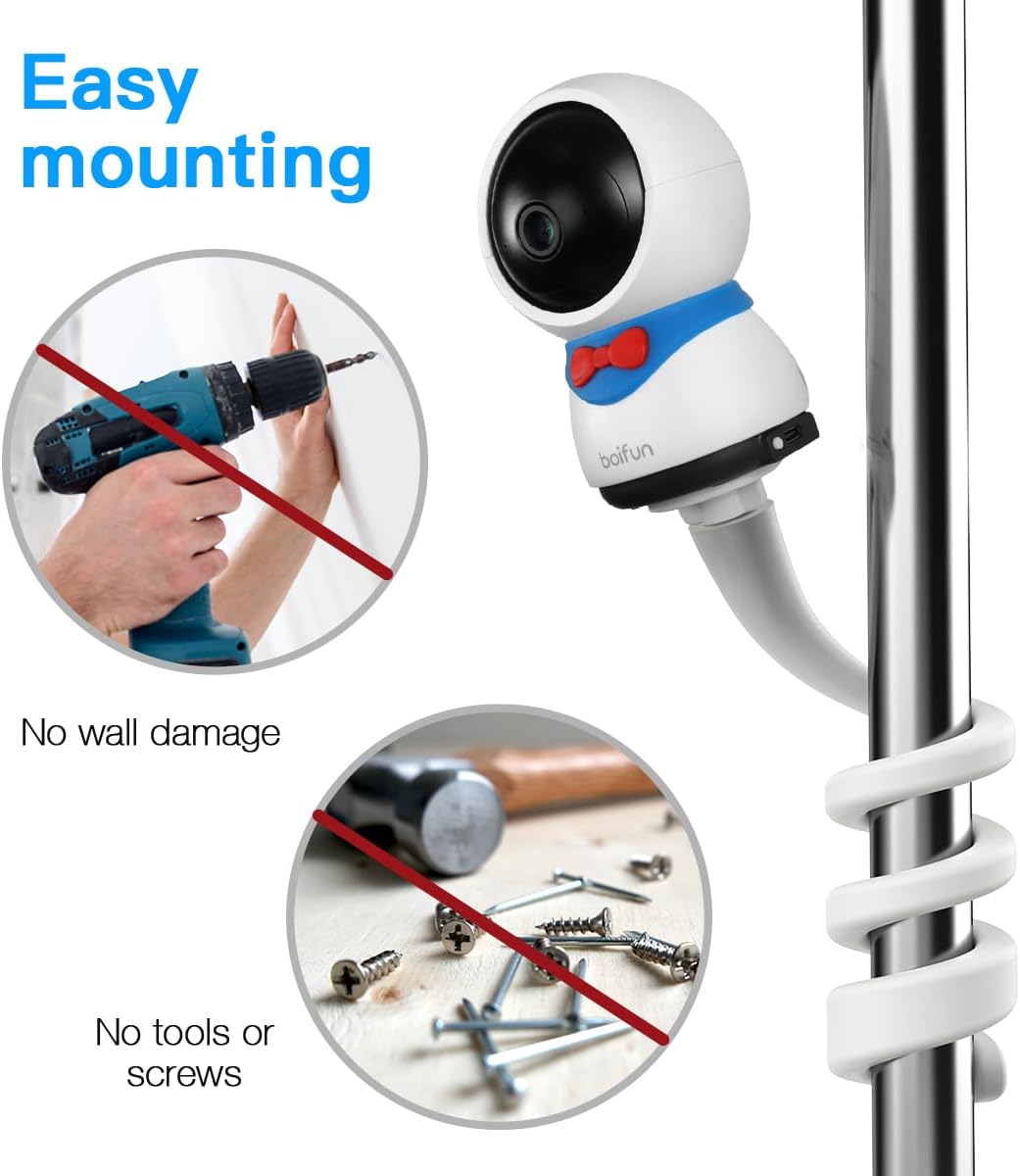 Babyphone Halterung für BOIFUN‎ Baby 2S / Baby 5S / Baby 6T, Babyfone Monitor Halter für ieGeek ‎Bab
