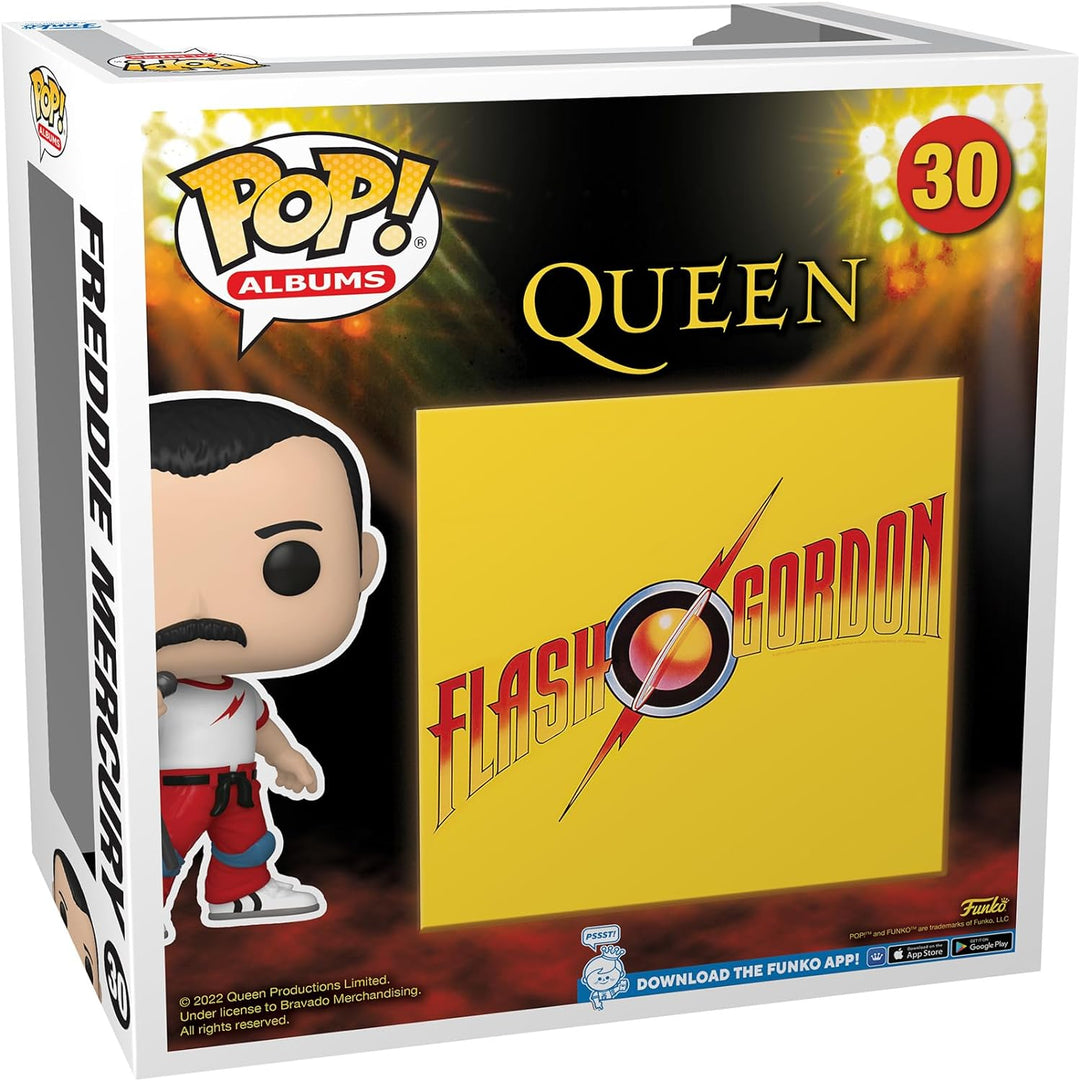 Funko Pop! Albums: Queen - Freddie Mercury - Flash Gordon - Vinyl-Sammelfigur - Geschenkidee - Offiz