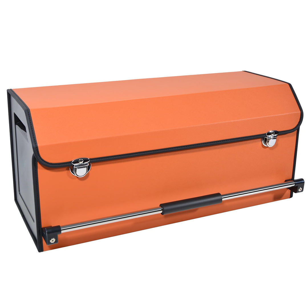Auto Kofferraum Organizer mit Deckel und Stabiler Push-Pull-Griff, 60L Grosse Faltbare Fahrzeug Stor