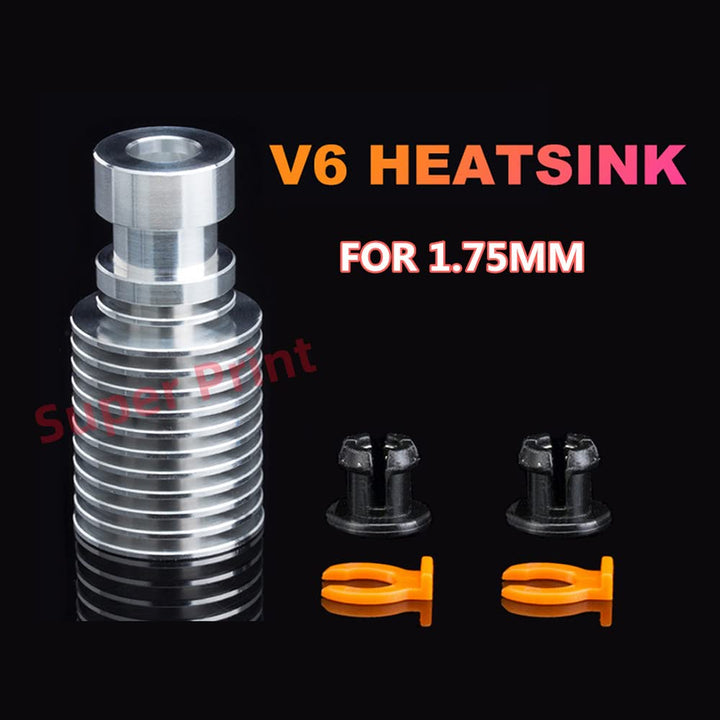 Super Print V6 Volcano Hotend 12V Kit, Remote Bowen Print J-head Hotend,Titanium Alloy HeatBreak, Co