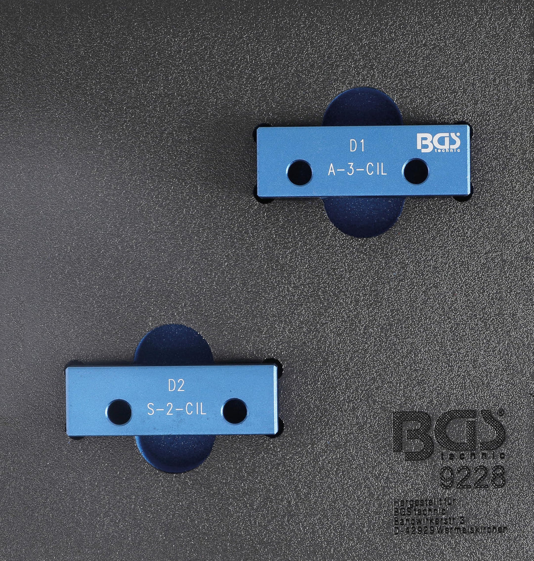 BGS 9228 | Werkstattwageneinlage 1/6: Nockenwellen-Arretierwerkzeug-Satz | für Lancia 2.0 VIS 4 Zyli
