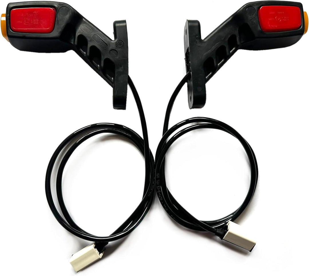 Anhängerbeleuchtung SET LED Rückleuchten Umrissleuchten Kabel 5,6m für Anhänger