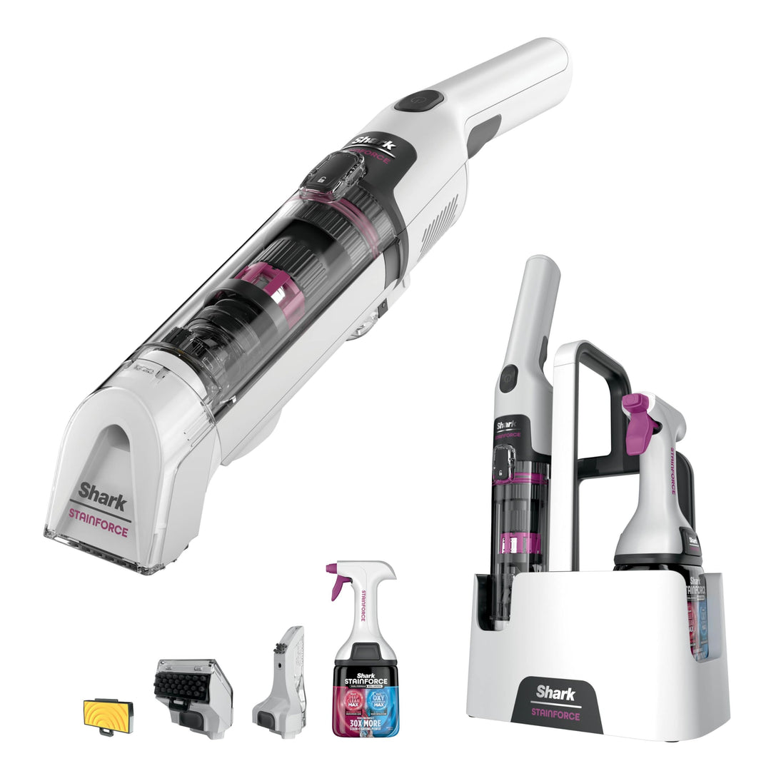 Shark StainForce HX100UKT Kabelloser Fleckenreiniger, leicht, tragbar, Flecken- und Geruchsbeseitige