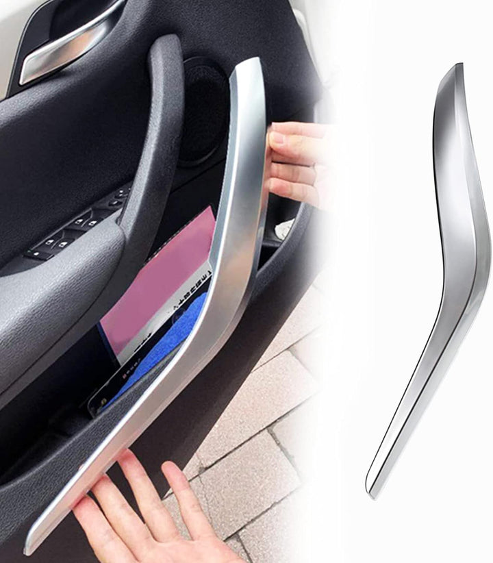 LIMBQS Innentürgriff Abdeckung für BMW E84 Armlehne Türgriff Türgriff für BMW X1 2008-2015 (Silber)