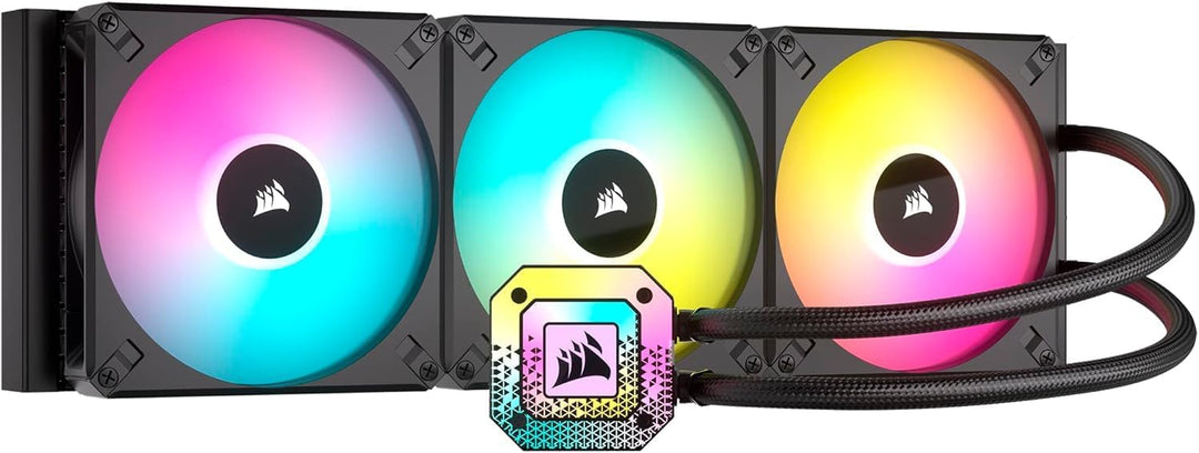 Corsair iCUE H170i Elite CAPELLIX XT Flüssig-CPU-Kühler - DREI AF140 RGB Elite-Lüfter - 420-mm-Radia