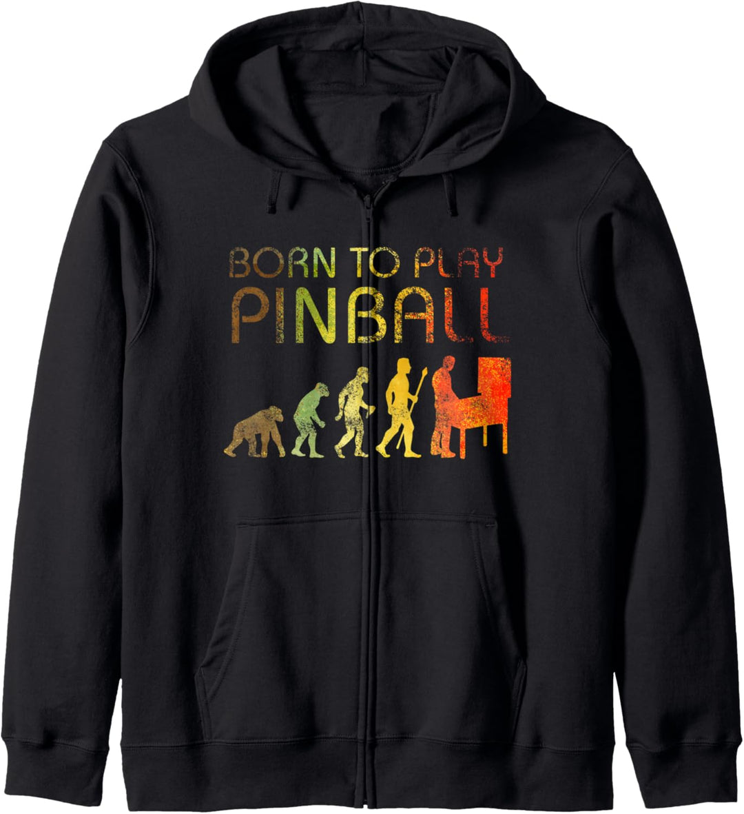 Lustiges Retro Flipper Design Geschenk Kapuzenjacke