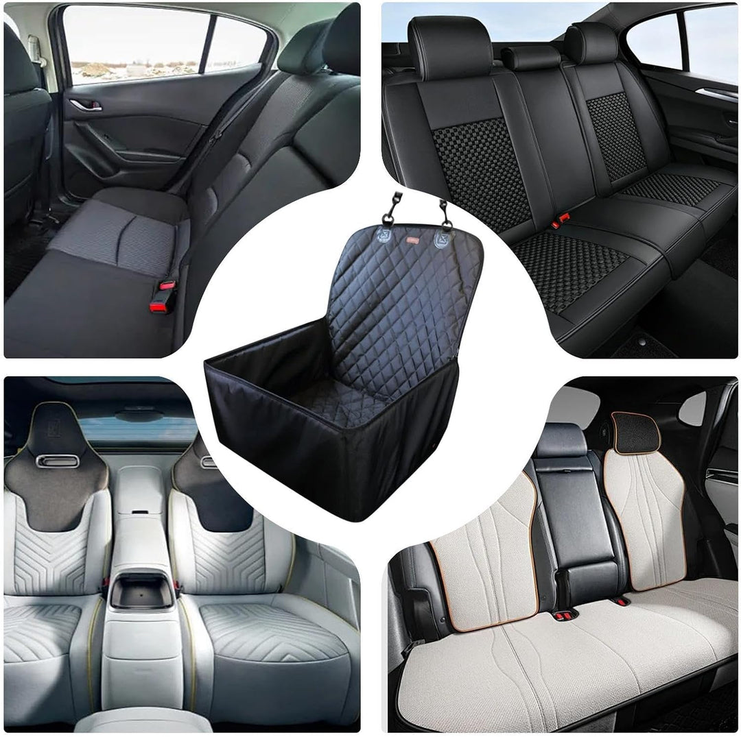 Dog Car Seat, Cat Travel Seat, Dog Booster Seat, Portable Pet Car Seat, Washable Dog Car Bed, Medium