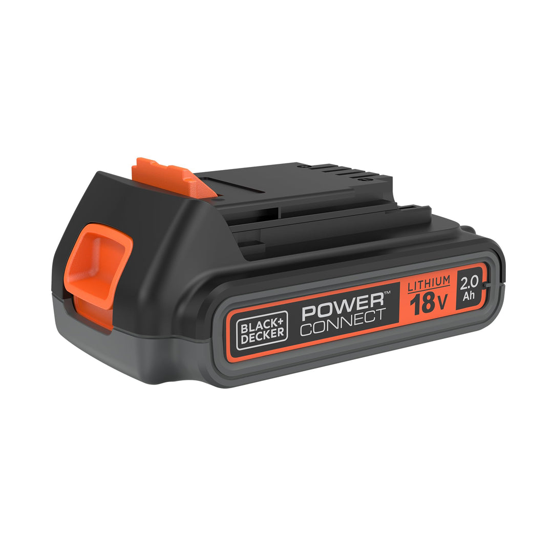 BLACK + DECKER Lithium Akku kompatibel mit BLACK + DECKER 18 V 2,0 Ah, BL2018-XJ Produkten Slidepack