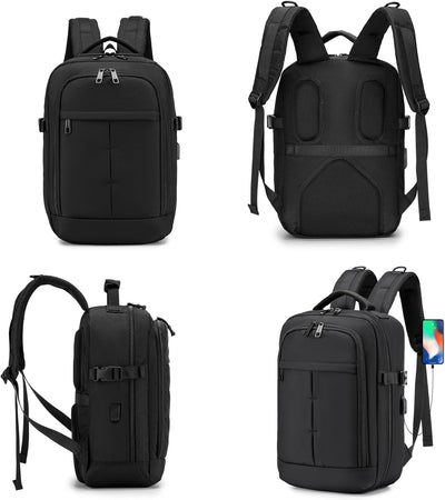 BAGZY Rucksack Handgepäck 40x20x25 Ryanair Reiserucksack Laptoptasche 15.6 Zoll Schule Kabinentasche