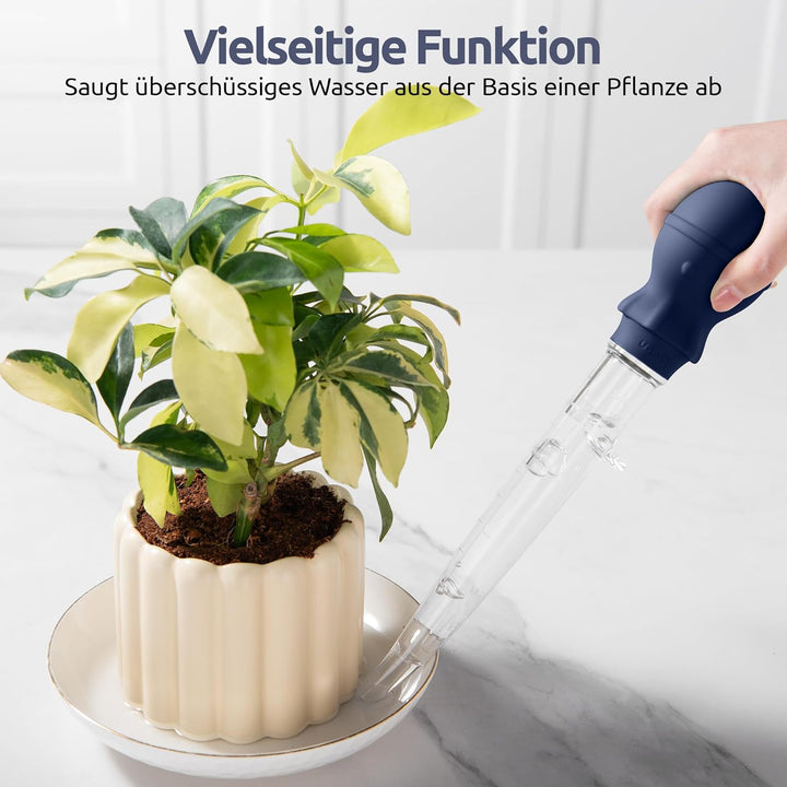 U-Taste 109℃ Hitzebeständige Grosse Abgewinkelte Bratenspritze Tritan Putenfleisch-Fettpipette mit S
