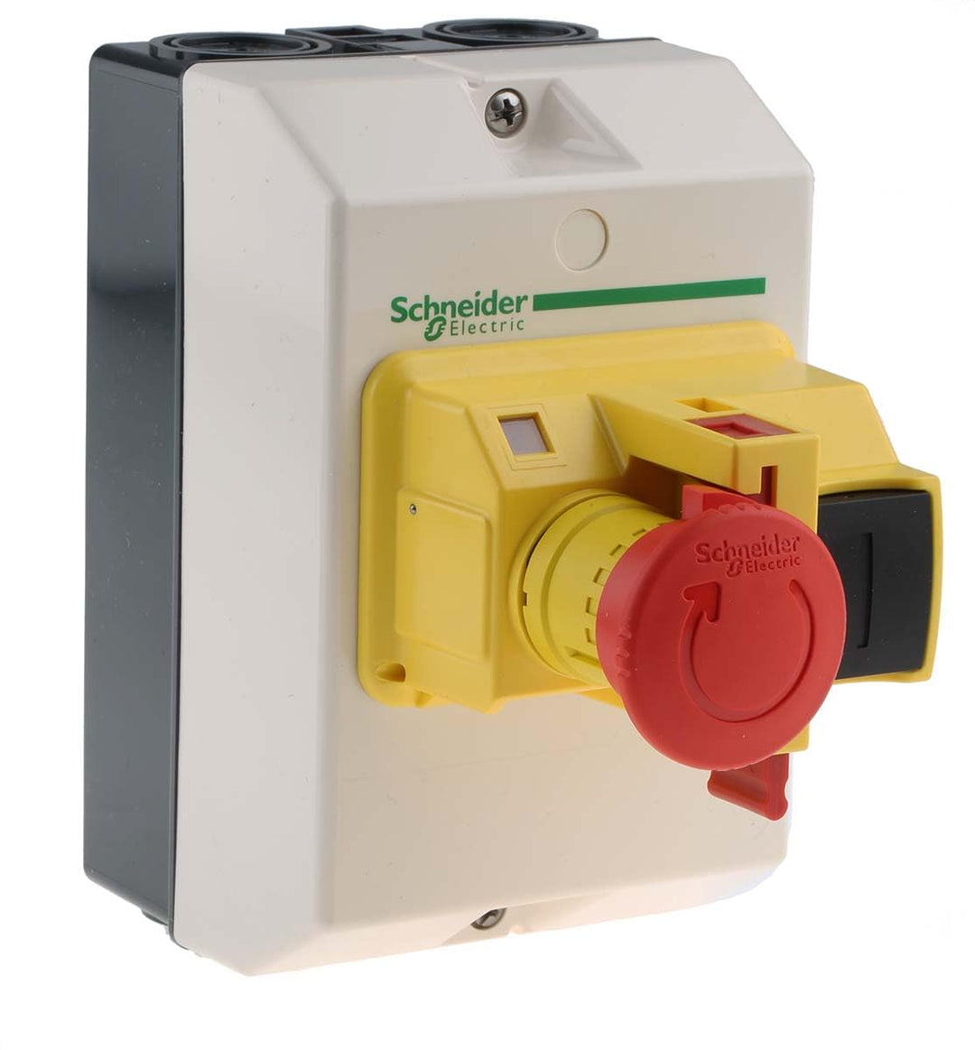 Schneider Electric GV2MCK04 Aufbaugehäuse, IP55, Not-Aus-Schlagtaster für GV2M IP55 Not-Aus, IP55 No