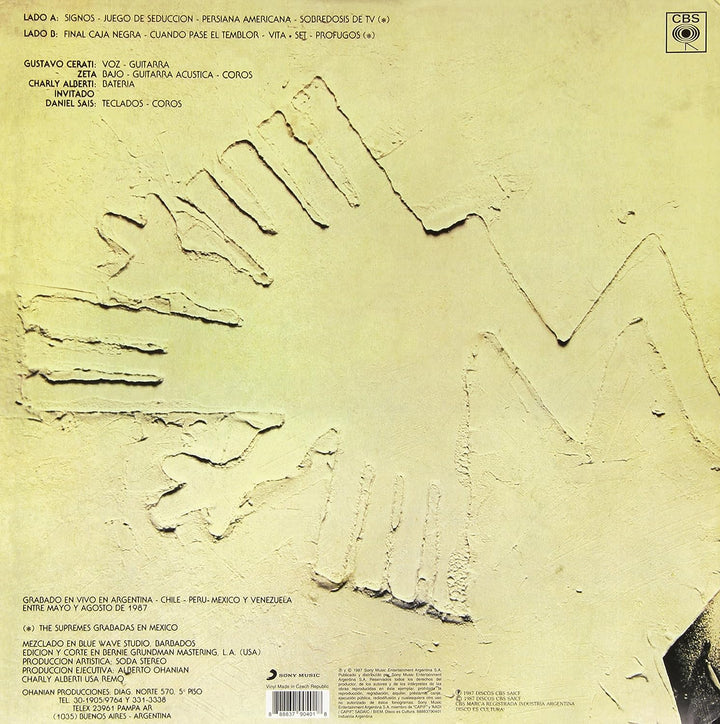 Ruido Blanco, Vinyl